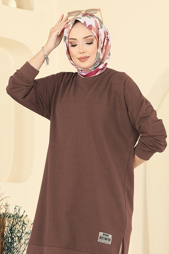 moda selvim Tunic 20455ETT926 Powder Vision - Thumbnail