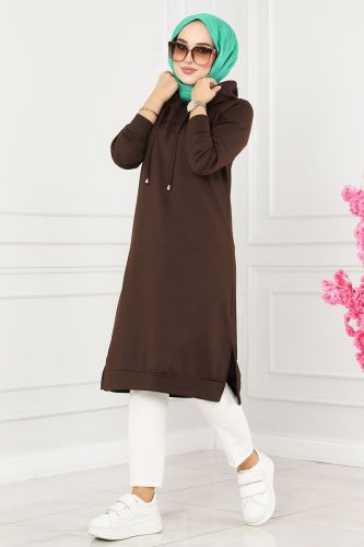 D.V.L. - TUNIC 204DVL817 Bitter Brown