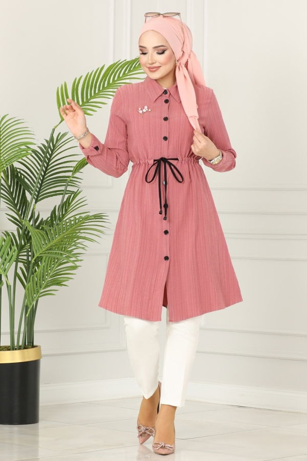 Modaselvim BIG SEASON DISCOUNT TUNIC 2063PM271 Rose Dried