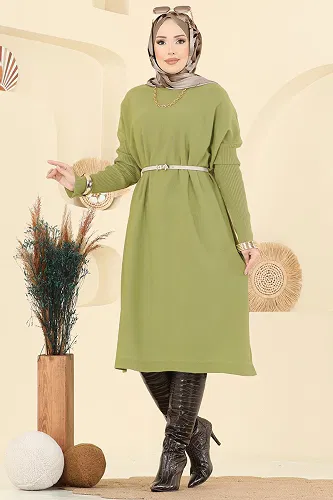 moda selvim Tunic 2096UZ662 Acid - Thumbnail