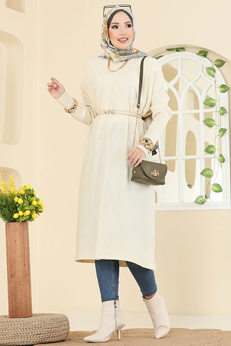 moda selvim بلوز سكري 2096UZ662 - Thumbnail