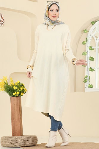 moda selvim بلوز سكري 2096UZ662 - Thumbnail