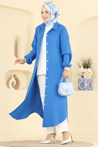 Tunic 210NZRK1200 Saxe - Moda Selvim