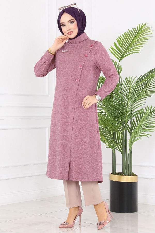 Modaselvim BIG SEASON DISCOUNT Tunic 211DVL817 Dried Rose