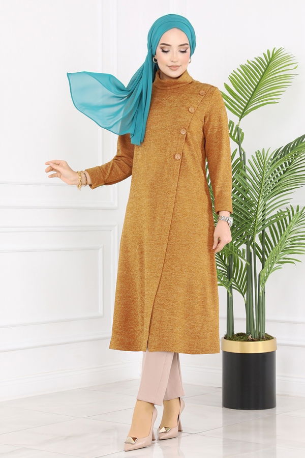 Modaselvim BIG SEASON DISCOUNT Tunic 211DVL817 Mustard