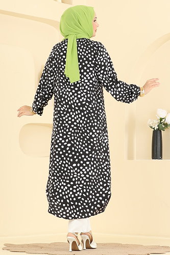moda selvim Tunic 219NZRK1200 Black - Thumbnail