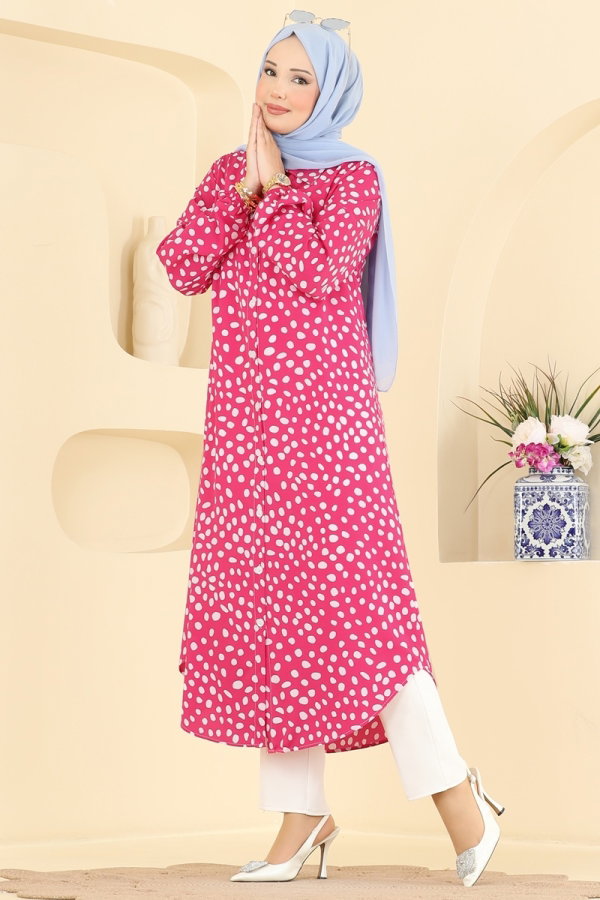 Modaselvim Tunic Tunic 219NZRK1200 Dark Pink