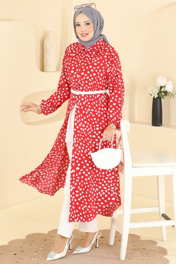 Modaselvim Tunic Tunic 219NZRK1200 Red
