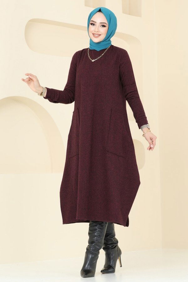 Tunic 22025UKB139 Burgundy - 2