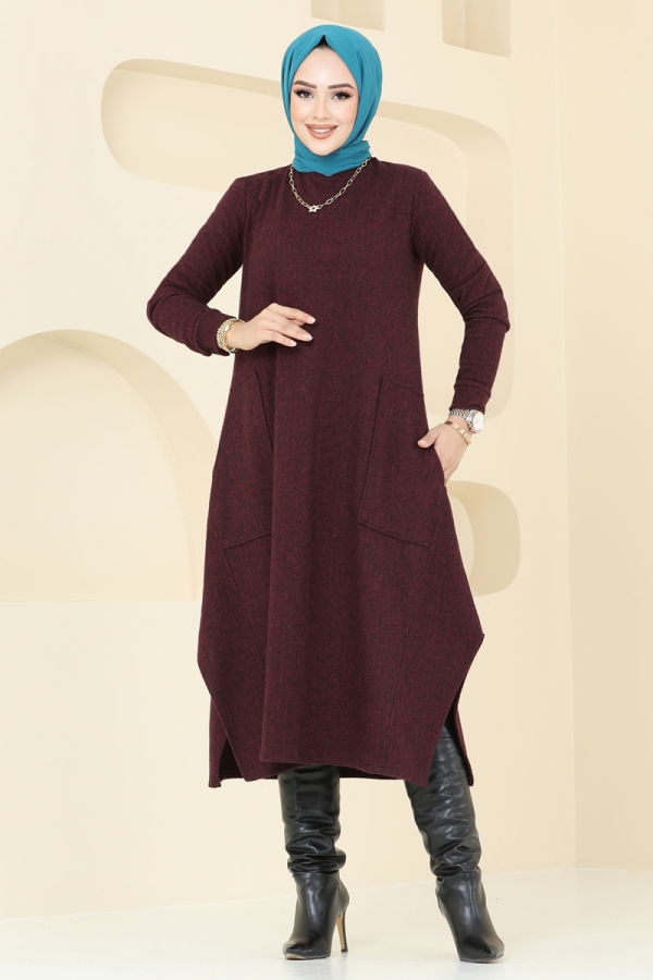 Tunic 22025UKB139 Burgundy - 1