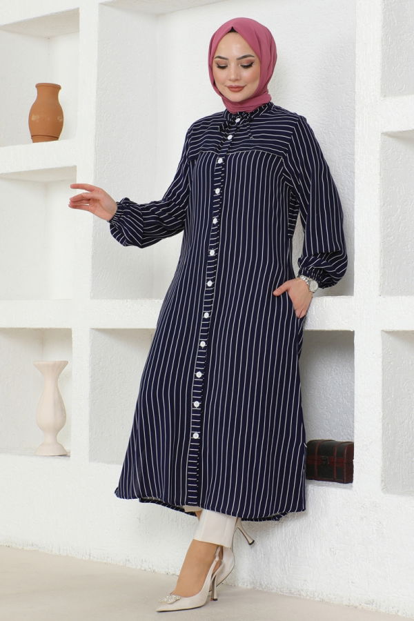 Modaselvim BIG SEASON DISCOUNT Tunic 2203BLU797 Navy Blue