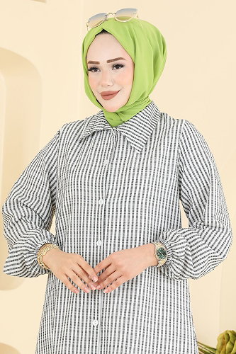moda selvim Tunic 220NZRK1200 Black - Thumbnail