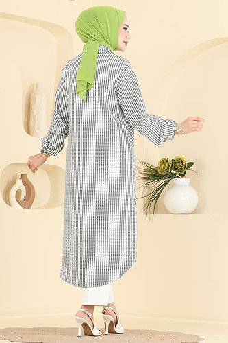 moda selvim Tunic 220NZRK1200 Black - Thumbnail
