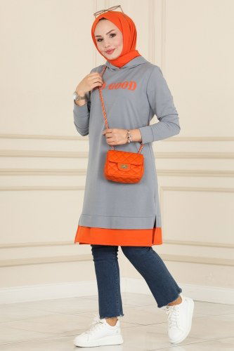 A.S.Y. - Tunic 2305ASY563 Gray