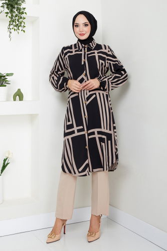 MRV B.G.S. - Tunic 2354BGS895-M Black&Vision