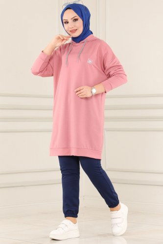 Z.F.N. - 2371ZFN796 الزهري بلوز طويل