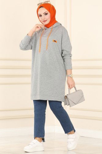 Z.F.N. - Tunic 2371ZFN796 Gray