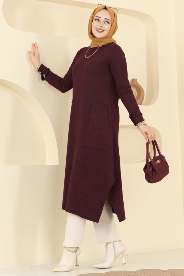 Modaselvim Tunic Tunic 24009UKB139 Burgundy