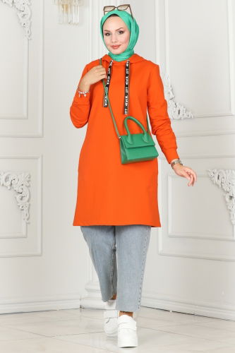 moda selvim TUNIC 2496SL432 Orange - Thumbnail