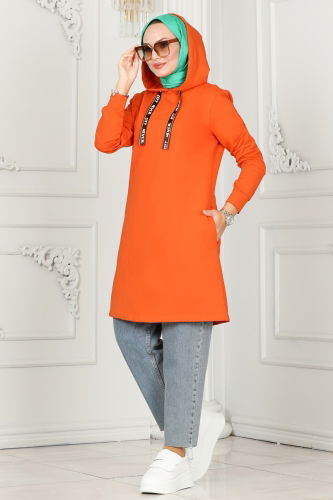 moda selvim TUNIC 2496SL432 Orange - Thumbnail