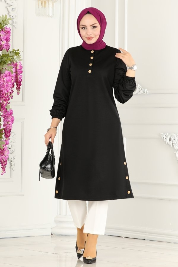 Modaselvim BIG SEASON DISCOUNT Tunic 2508SL432 Black