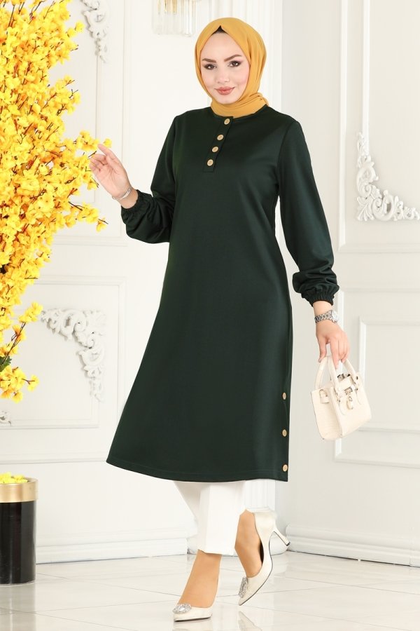 Modaselvim BIG SEASON DISCOUNT Tunic 2508SL432 Emerald