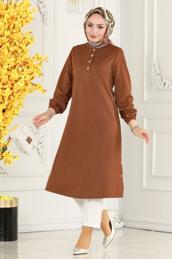 Modaselvim BIG SEASON DISCOUNT Tunic 2508SL432 Tan