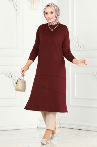 A.Y.D. - Tunic 2673AYD574 Burgundy