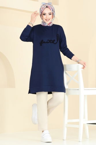 A.Y.D. - Tunic 2689AYD574 Navy Blue