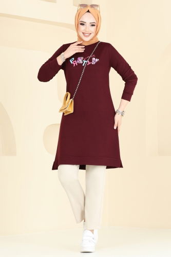 Tunic 2690AYD574 Burgundy - 1