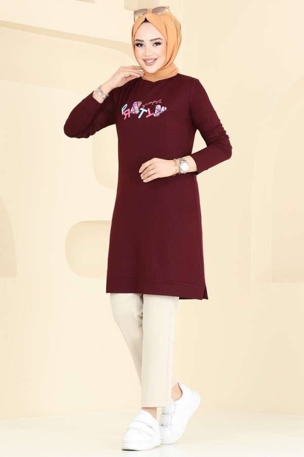 Tunic 2690AYD574 Burgundy - 2