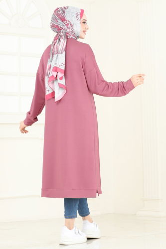 moda selvim Tunic 2694AYD574 Rose Dried - Thumbnail