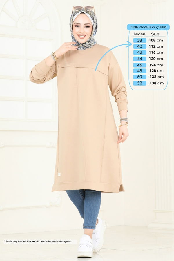 Modaselvim NET 20%+20% DISCOUNT IN THE CARD Tunic 2694AYD574 Vision