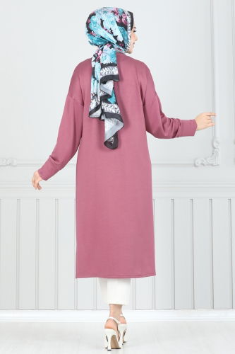 moda selvim Tunic 2695AYD574 Rose Dried - Thumbnail