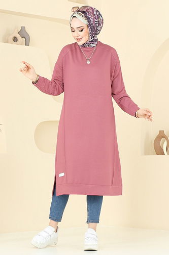 moda selvim Tunic 2697AYD574 Rose Dried - Thumbnail