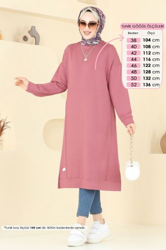 moda selvim Tunic 2697AYD574 Rose Dried - Thumbnail