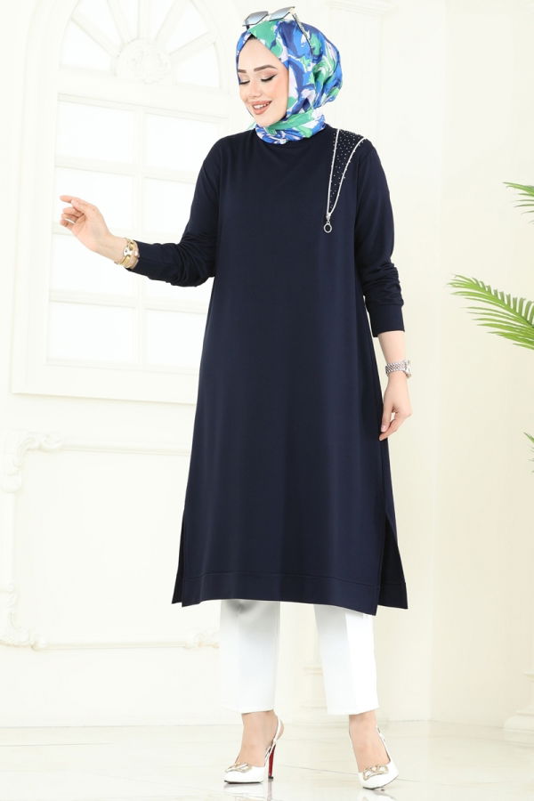 Modaselvim Tunic Tunic 2700AYD574 Navy Blue