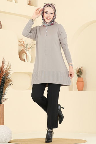 moda selvim بلوز بيج 2715AYD574 - Thumbnail