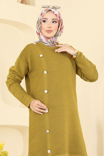 moda selvim بلوز فسفوري 2735AYD574 - Thumbnail