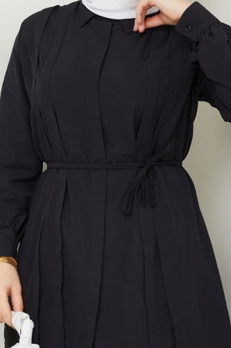 moda selvim Tunic 273ASN888 Black - Thumbnail