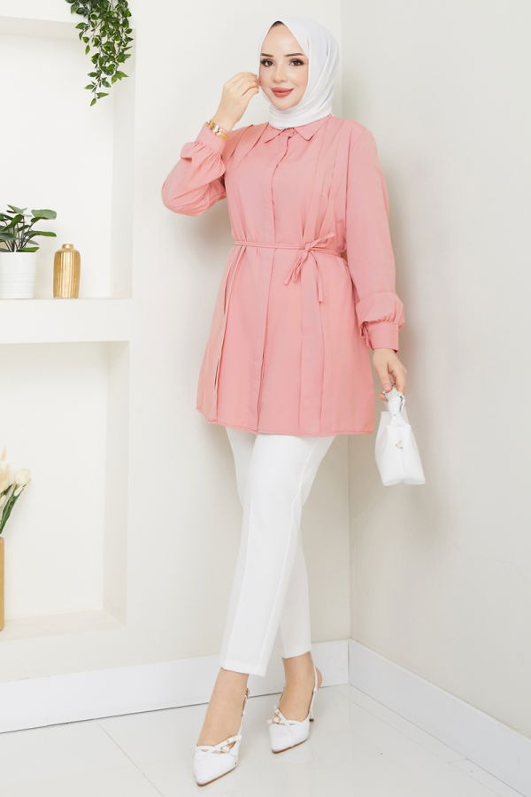 Modaselvim NET 20%+20% DISCOUNT IN THE CARD Tunic 273ASN888 Salmon