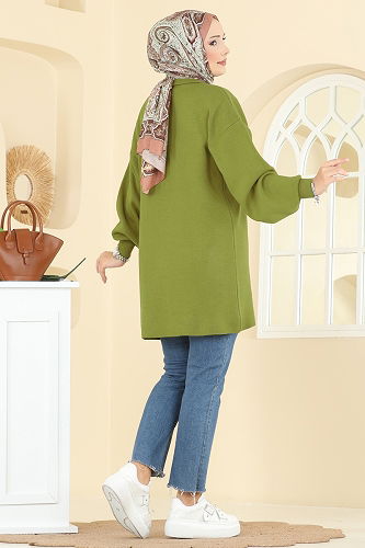 moda selvim بلوز فسفوري 2753AYD574 - Thumbnail