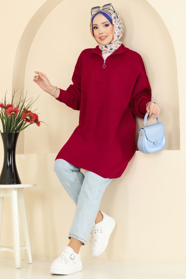Modaselvim Tunic Tunic 2753AYD574 Red