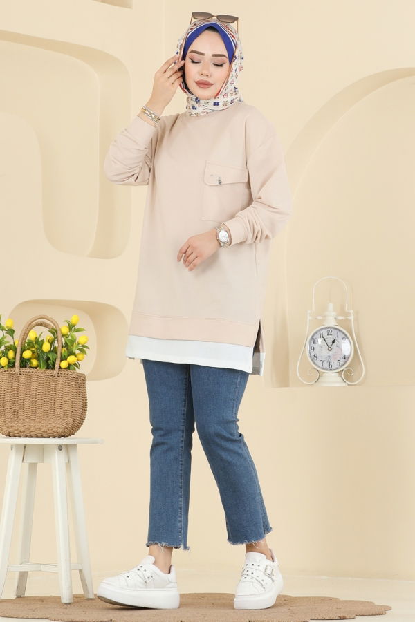 Modaselvim Tunic Tunic 2769AYD574 Stone