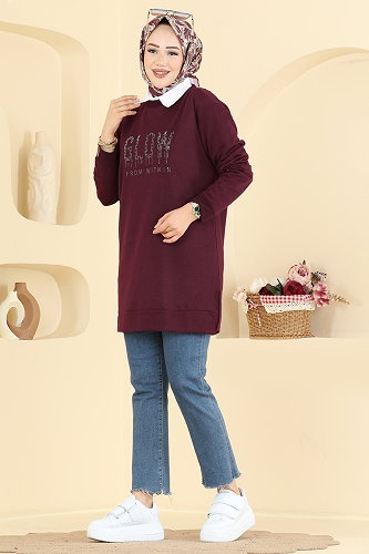 moda selvim بلوز توتي 2804TPK1167 - Thumbnail