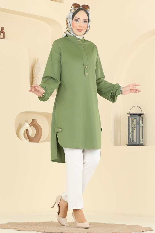 Modaselvim Tunic Tunic 2825SLK540 Almond Green