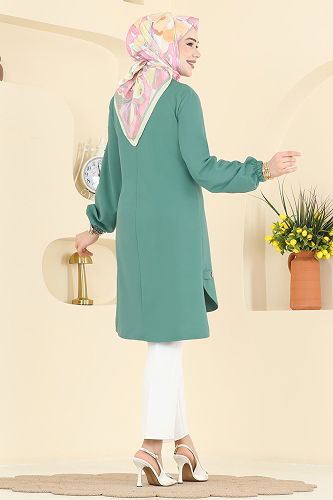 moda selvim Tunic 2825SLK540 Mint - Thumbnail