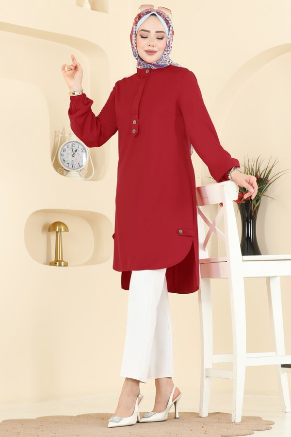 Modaselvim Tunic Tunic 2825SLK540 Red
