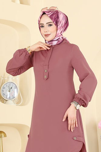 moda selvim Tunic 2825SLK540 Rose Dried - Thumbnail