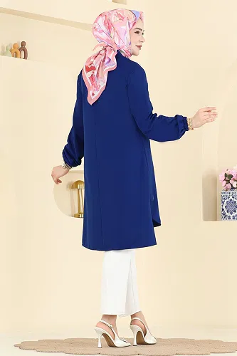 moda selvim Tunic 2825SLK540 Saxe - Thumbnail